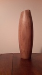 Vase ovoïde en chêne