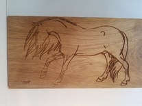 Cheval piaffant
