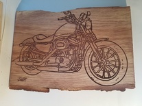 Moto Harley Davidson Softail FXSTB