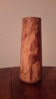 Vase uniflore conique en olivier2