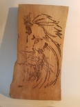 Demie tête de lion