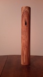 Vase uniflore cylindrique en olivier
