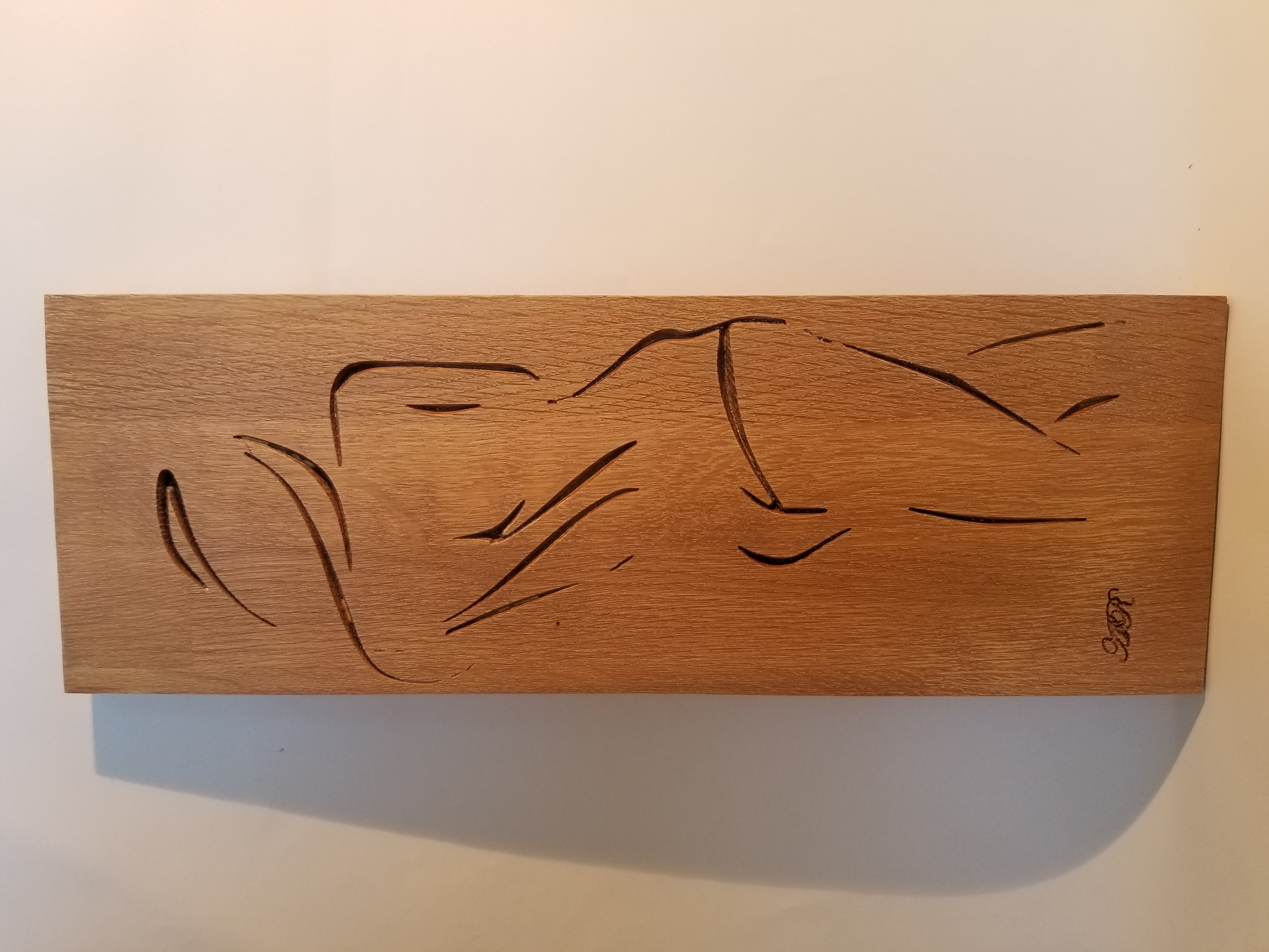 Silhouette de jeune femme vue de dos1